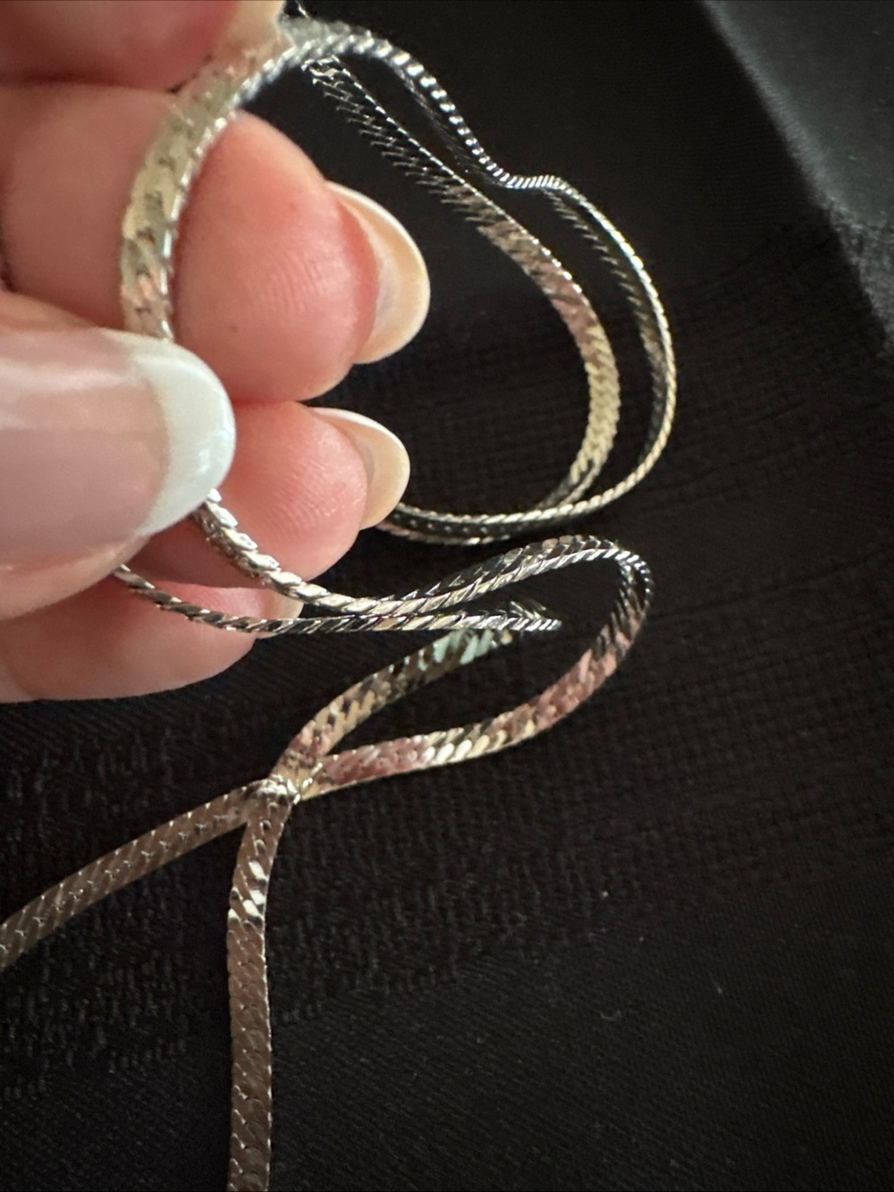 Vintage Monet Silver tone necklace